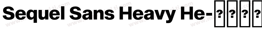 Sequel Sans Heavy He字体转换